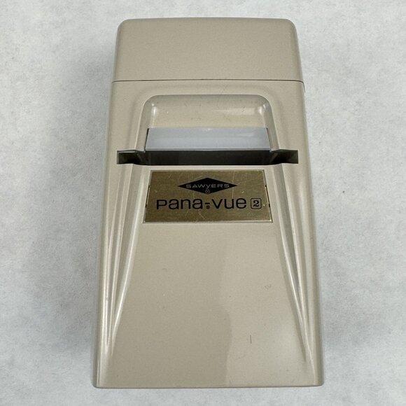 GAF Pana-Vue 2 Lighted 2X2 Slide Viewer For 35mm 828 Bantam Super Slides Working - Picture 5 of 16